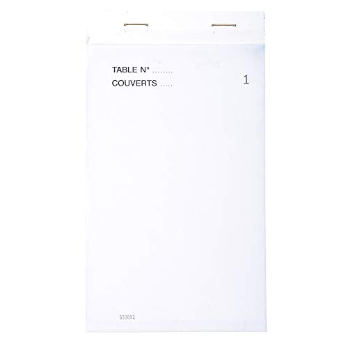 Blocs maitre d'hotel 9,5x17cm 50 feuillets dupli