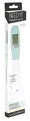SCRAP COOKING Scrapcooking 5180 Spatule Thermomètre Silicone Multicolore 28 x 4,5 x 2,5 cm