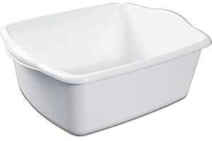 Rubbermaid White 12 Quart Dish Pan - Set of 2