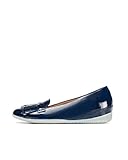 MKT/es Wonders - Bailarina de Piel Detalle Flecos para Mujer Azul 40