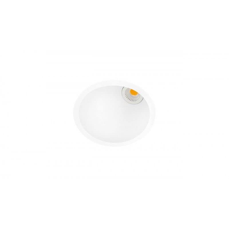 Spot Swap M Asym 7W blanc pour éclairer un salon chaleureux
