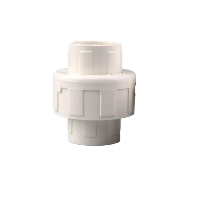 10 Pezzi 20 25 32 40 mm PVC Unione connettore Dritto Tubo di Ingresso Acqua Serbatoio Acquario Giunto di Diametro uguale raccordi for irrigazione da Giardino(White,20mm)