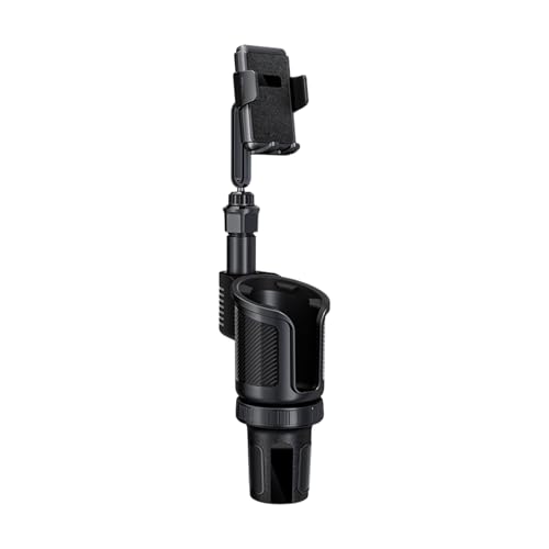 Accessoire automobile porte-gobelet double voiture avec support smartphone ajustable