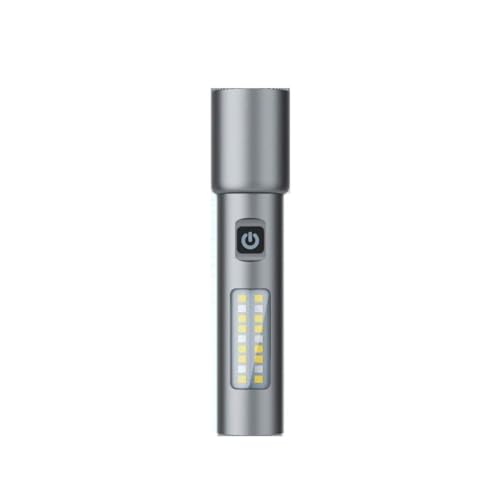 Image of COBA (Rechargeable LED Metal Torch) Zoomable with 5 Modes Flashlight, Super Bright 80W LED Light