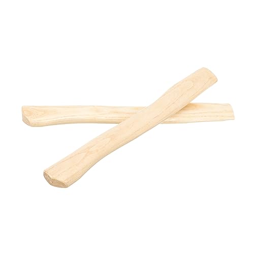 Hohopeti 2Pcs Wooden Replacement Axe Handle Ergonomic Design for Comfort Accessory for and Outdoor Use