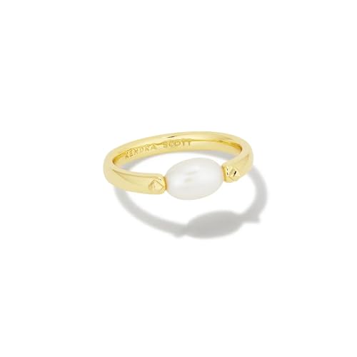 Kendra Scott Leighton Pearl Band Ring
