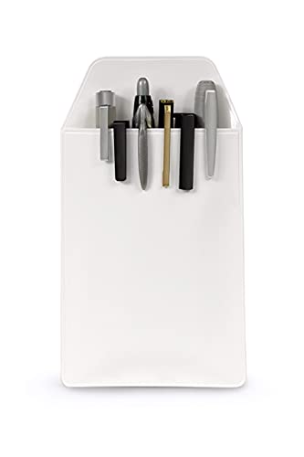 Gadget Nerds PVC-PP-V001 5X Flat White No Flap Super Duper Thick Pocket Protectors thumb #3