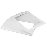 SYUTBOU 40 Pezzi Dimensioni Esterne 21 x 29,7 cm Bianco passepartout cartoncino, Cornice Quadrata Formato A4, passepartout per Foto, presentazioni artistiche
