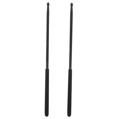 Par de baquetas 5A aluminio negro antideslizantes miniatura 1