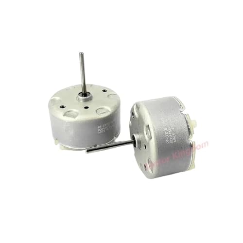 Micro moteur électrique RF-500TB-12560 DC 6V-12V avec axe long 20 mm et corps rond 32 mm