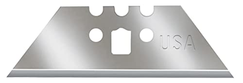 Image of ALLWAY RKB5 3-Notch Carbon Steel Utility Knife Blades, Sharp Point, 5 Pack | Easy Blade Change