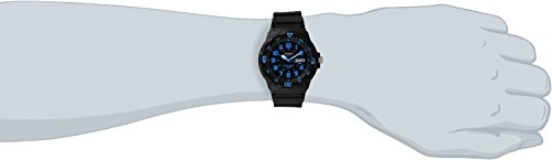 Casio MRW200H-2BV Neo-Display Black Resin Watch thumb #1