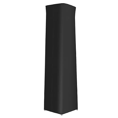 OuterMust 90.5" Patio Heater Cover for Pyramid Outdoor Propane Heater with Cover, Waterproof Black