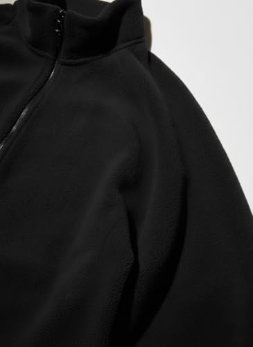 Image of UNSTD Men Plus Size Fleece Jacket for Men Standard Length | Winter Wear Full Sleeves Zipper Jacket | Warm & Comfortable Big and Tall Jacket