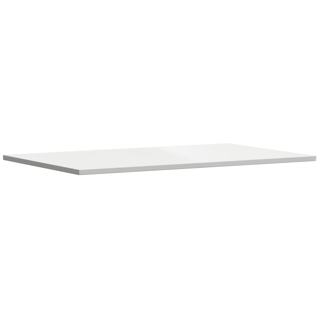 Bücherregal-Bretter Hochglanz-Weiß, 8 Stück Holzwerkstoff Regalsystem 80x50x1,5 cm, erweiterbar als Wandregal oder Standregal für Wohnzimmer, Büro, Küche, Garage, Stauraum und Ordnung