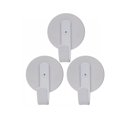 強力マグネットフック - キッチン マグネット フック 冷蔵庫用 高耐荷重 磁石 フック 傷防止 ドア裏バッグ 防犯ドア用 花輪 リース型 磁気吸着 収納ラック 穴あきパネル 鉄板 ゴムコーティング 磁石跡残らず 粘着不要 多用途 便利 (3, 白色2.6