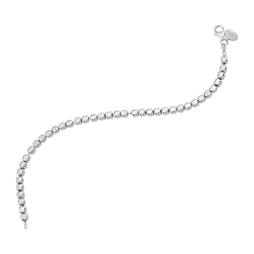 Silpada 'Cubic Bliss' Bead Bracelet in Sterling Silver, 7" (3.3mm)4