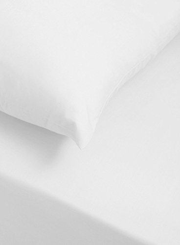 Ray Bedding 400 Thread Count 100% Egyptian Cotton Fitted Sheet Hotel Quality King White