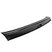 IKON MOTORSPORTS, Trunk Spoiler Compatible with 2008-2014 Subaru Impreza WRX STI 4-Door Sedan, Unpainted Black ABS Plastic W Style Rear Spoiler Wing