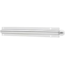 Rev-A-Shelf 6-Inch Extending Closet Rod, Organization Rack for Valet, Ties and Scarves, Metal Adjustable Storage Clothes Hanger, Chrome, CVL-12-CR