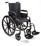 Graham-Field Back Upholstery, Black Nylon and Mounting Hardware, 20" Width, Wheelchair Parts and Accessories, 907632A3 Nylon Back 20" Wide