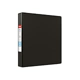 Staples 82706 Heavy Duty 1 1/2-Inch 3-Ring Non-View Binder Black (24650)