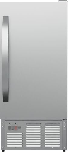 EdgeStar OIM450SS Outdoor Undercounter Clear Ice Maker - Stainless Steel