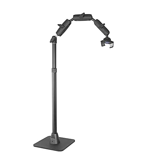 Arkon Pro Phone or Camera Stand for Baking, Crafting, Nail Art, Ceramics, or Makeup Videos Retail Black
