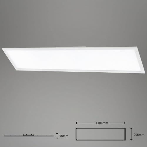 Panneau LED Briloner 36W telecommande plafonnier 3800 lm blanc dimmable - 8