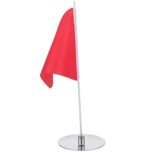 GOOHOCHY 1 Set Golf Flag Durable Golf Hole Cup Tray Essential Golfing Accessories for Practice Skill Improvement Lightweight Easy to Store