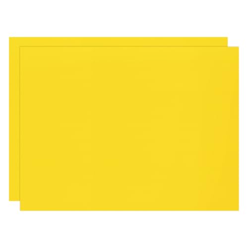 Image of M METERXITY 2-Pack Corrugated Plastic Sheets, 12 Inch x 16 Inch Waterproof Blank Corrugated Poster Board Yard Signs for Garage Sale /Office /Classroom /Party /Lawn Sign Road [4mm Thick, Yellow]