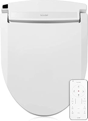 Brondell CL1700 Swash Round Advanced Bidet Seat, Fits Round Toilets, White