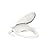 KOHLER PureWash M250 Manual Elongated Bidet Toilet Seat, Biscuit, Quiet-Close Lid Prevents Slamming, Easy Installation with Quick-Release Hinges, Adjustable Spray Position & Pressure
