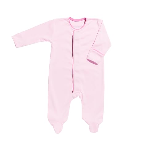 Image of Babynetic Magnetic Baby Footie – Pima Cotton One-Piece Onesie, Silicone-Sealed Closures, Unisex NB-12M