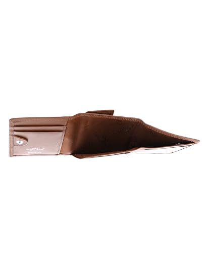 Porte-monnaie cuir RFID protect Golden Head Polo marron 1011 - 5
