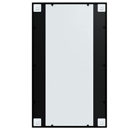 Miniatura 4 de Festnight Espejo Decorativo De Pared 100x60 Cm Espejo De Pared De Ventana Espejo De Ventana De Metal Espejos De Salon Espejo Recibidor Entrada Negro