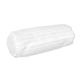 ULTECHNOVO Nackenrollenbezug 15X50cm Weiß Atmungsaktiv mit Glattem...