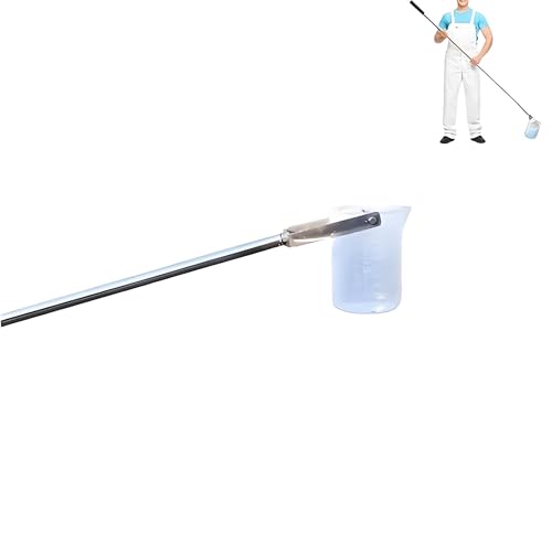 SFSLBFB Telescopische watermonsternemer met beker slinger beker sampler pollepel 1000 ml waterbemonsteringspaal sampler staaf, bemonstering 1,43-6 m