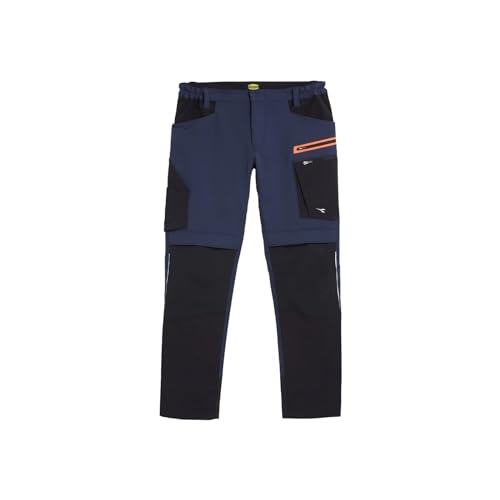 Pantalon de travail Diadora Utility Hybrid noir bleu XXL pour chantier