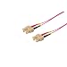 Produktbild S/CONN maximum connectivity Duplex Patchkabel SC/SC 50/125µ, OM4 violett, 3m