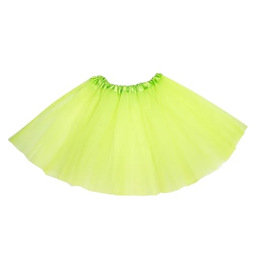 Tutus for Women Tutu Tulle Skirts Costumes Running Costume Tutu Neon Tutu Skirts for Adult Teen One Size (One Size Light Green)