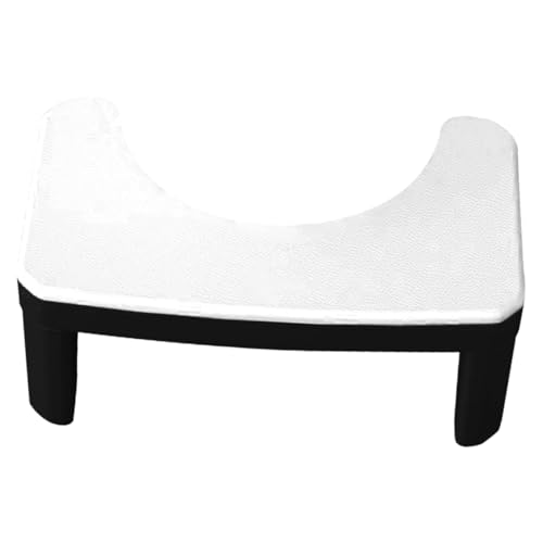 FOYTOKI Sturdy Pp Step Stool for Bathroom Toilet Squatting Stool Seat for Adults Non-Slip Surface Home Footstool for Comfort