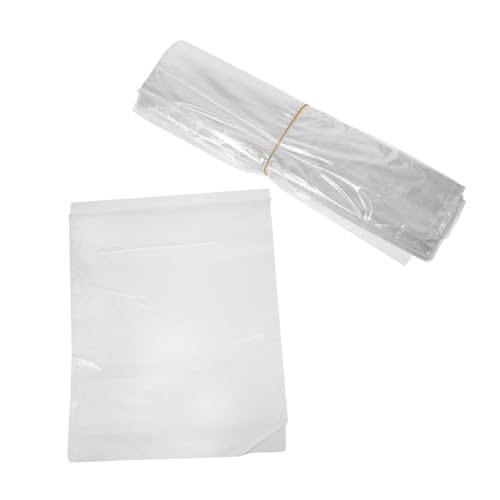 Unomor 100Pcs Heat Shrink Wrap Bags Clear Pof Shrink Film for Packing Shoes Wine Bottles DIY Crafts High Transparency Tear Resistance Easy to Use