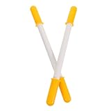 HOOTNEE 2個幼児用ロッキングホースハンドル プラスチック製ねじ込み式グ