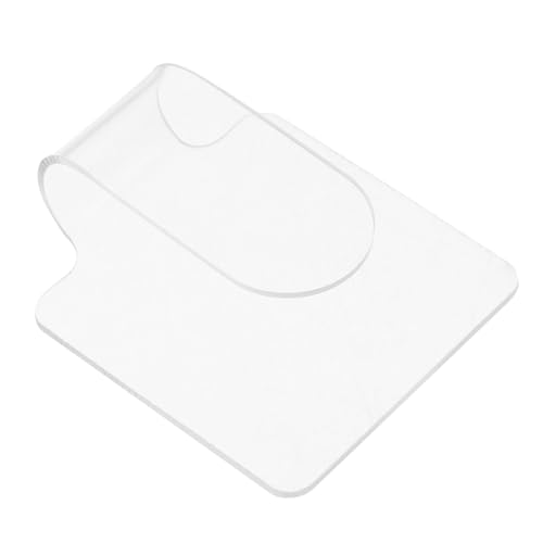 NIYANGLE Paleta Maquillaje Acrílica Transparente para Cosméticos y Esmalte de Ergonómico para Personalizados y Colores