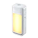 サンワダイレクト 人感センサーライト 室内 コンセント 停電時自動点灯ライト 折り畳み式プラグ 常夜灯 懐中電灯 非常灯 800-LED084