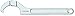 Hinged Hook Spanner Wrench, L 345mm