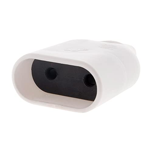 Fiche femelle 2P 6A - blanc - Zenitech