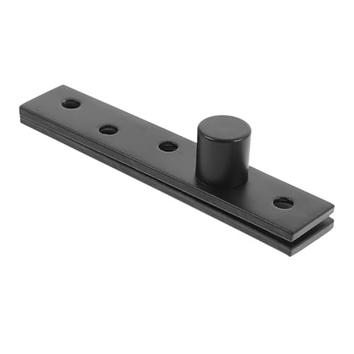 Beaupretty 360 Degree Rotating Large Black Eccentric Pivot Door Hinge Concealed Heavy Duty Pivot Hinge for Industrial and Cabinet Doors