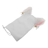 PartyKindom Funda Casco Esquí Elástica con Diseño Orejas Gato Protectora Lavable Suave y Cálida para Invierno Accesorio Divertido para Esquiadores Color Aleatorio Color Aleatorio